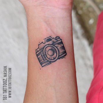Camera #atetattoo #linework #black #camera #tattoo #tattoos  #indonesiatattooartist #jakarta | Instagram